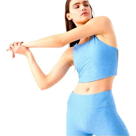 Outdoor Voices Venus Color Block Crop Top Sports Bra - Picture 2 of 6